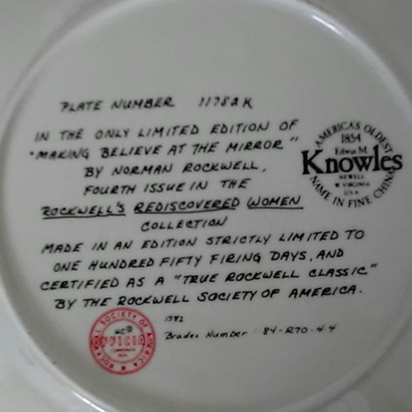 NORMAN ROCKWELL | Collector's Plate - Picture 3 of 7